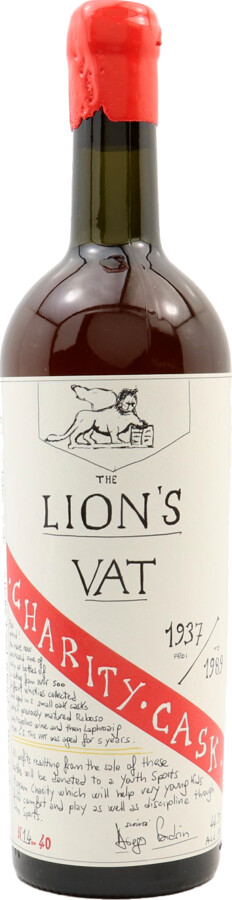 Lion's Vat Charity Cask 44.3% 700ml