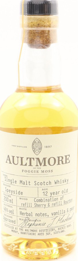 Aultmore 12yo 46% 200ml
