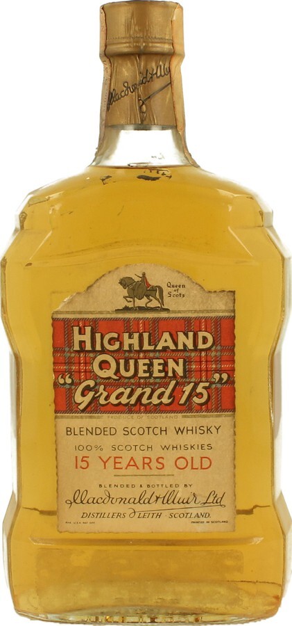 Highland Queen Grand 15 15yo 43% 750ml