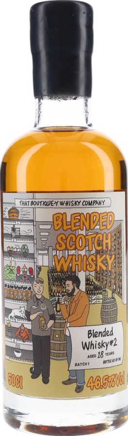 Blended Scotch Whisky #2 TBWC Batch 1 Majestic Wine Stores 46.5% 500ml