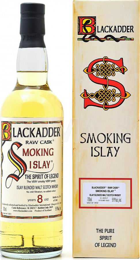 Smoking Islay Bottled 2019 BA Raw Cask SI 2019-7 59.9% 700ml