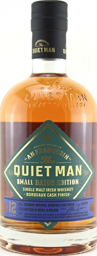 The Quiet Man 12yo Small Batch Edition Bordeaux Cask Finish 46% 700ml