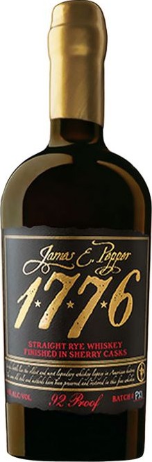 James E. Pepper 1776 Straight Rye Whisky Sherry Cask Finish 46% 750ml