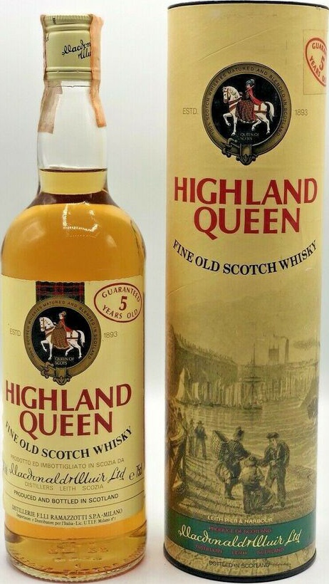 Highland Queen 5yo Fine Old Scotch Whisky 40% 750ml