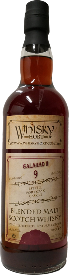 Galahad II 2009 Wh Blended Malt Scotch Whisky 1st Fill Port #53 64.5% 700ml