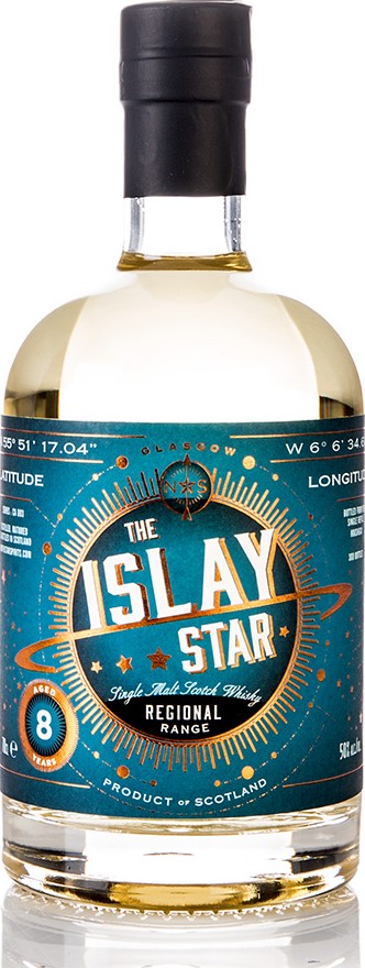 The Islay Star 8yo NSS Regional Range Series: CA 003 Bourbon Hogshead 50% 700ml