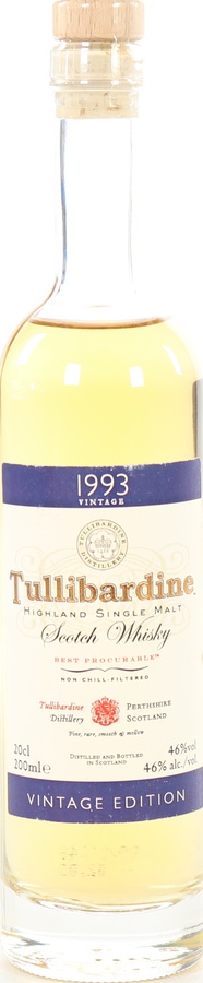 Tullibardine 1993 Vintage Edition 46% 200ml