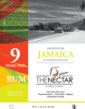 The Nectar 2012 The Nectar 15th Anniversary Hampden Jamaica 9yo 61.3% 700ml