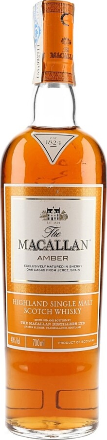 The Macallan Amber The 1824 Series Sherry Oak Casks from Jerez 40% 700ml