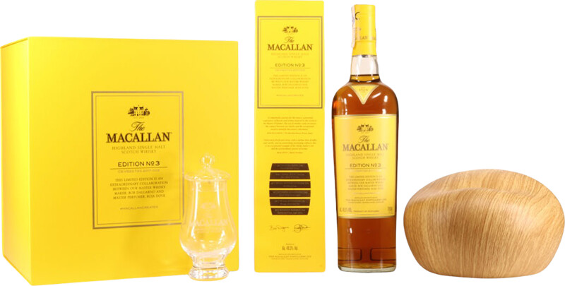 Macallan Edition No.3 Speyside Single Malt Scotch Whisky Giftbox With Diffuser & Glass 48.3% 700ml