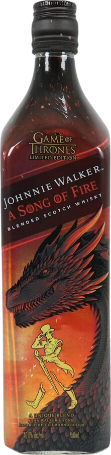 Whisky Johnnie Walker A Song Of Fire 750ml - Edição Limitada