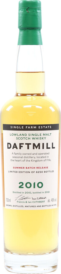 Daftmill 2010 Summer Batch Release Single Cask 11yo 46% 700ml