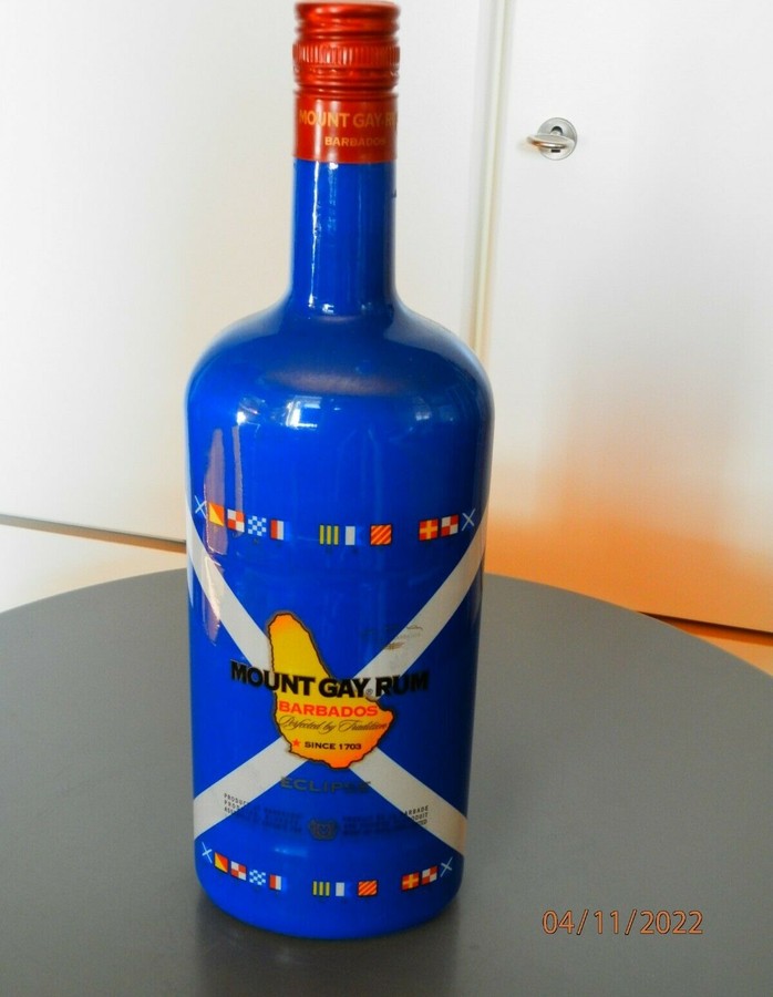 Mount Gay Rum Blaue bottle 40% 1000ml