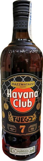 Havana Club Razzmatazz Clubs Fuego 7yo 40% 700ml