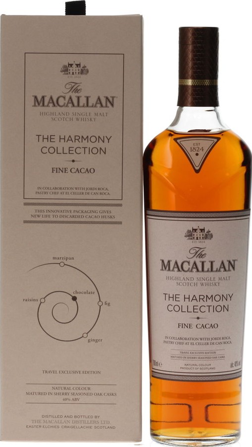 Macallan Fine Cacao The Harmony Collection Bottled for Travel Exclusive 40% 700ml