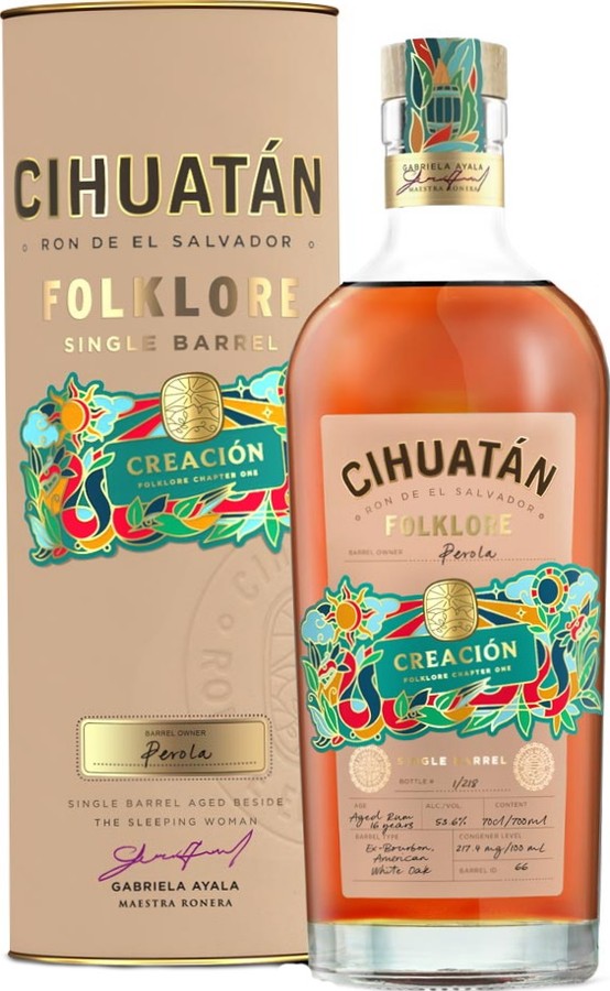 Cihuatan Folklore Creacion Perola 16yo 53.6% 700ml