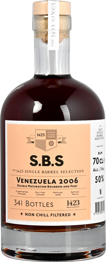 S.B.S 2006 Venezuela Double Maturation Bourbon and Port 16yo 50% 700ml