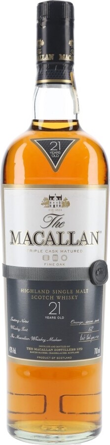 Macallan 21yo Fine Oak Triple Cask Matured 43% 700ml