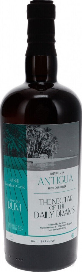 The Nectar Of The Daily Drams 2015 Antigua High Congener Pot Still Bourbon Cask 7yo 65% 700ml