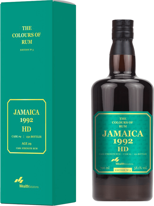 The Colours of Rum 1992 HD Jamaica edition No.5 29yo 58.1% 700ml