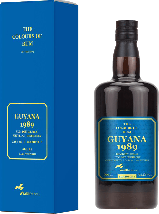 The Colours of Rum 1989 Uitvlugt Guyana edition No.3 32yo 64.1% 700ml