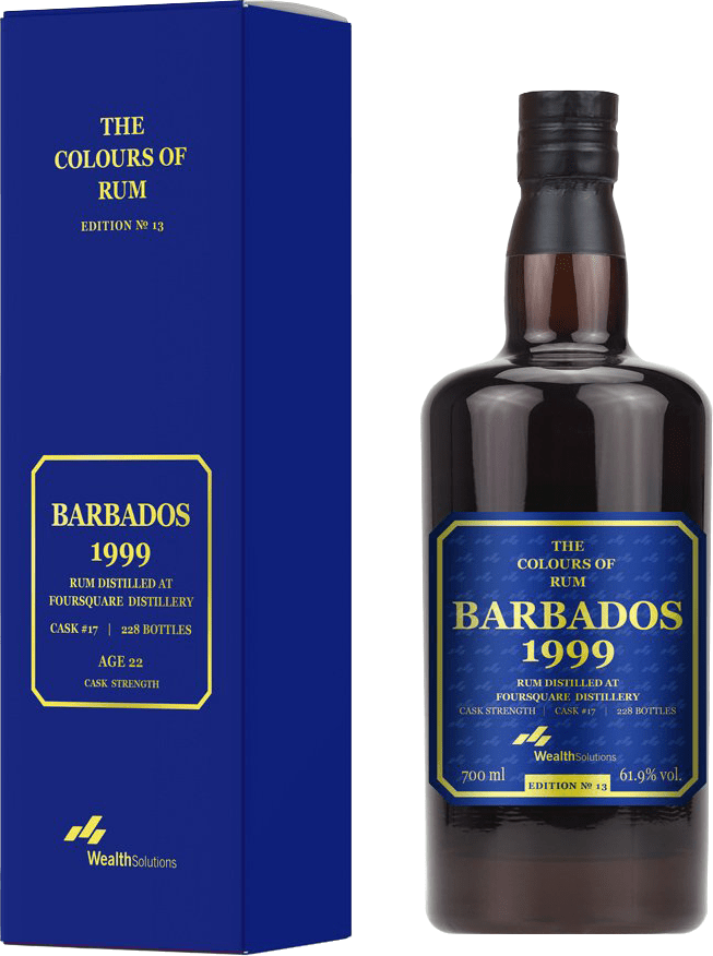 The Colours of Rum 1999 Foursquare Barbados edition No.13 22yo 61.9% 700ml