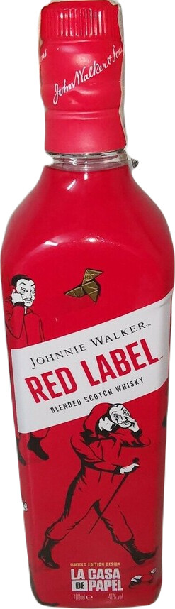 Johnnie Walker Red Label La Casa de Papel 40% 700ml