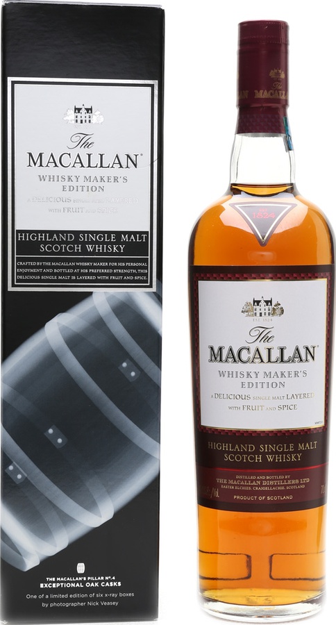 Macallan Whisky Maker's Edition Nick Veasey No.4 Exceptional Oak Casks 42.8% 700ml