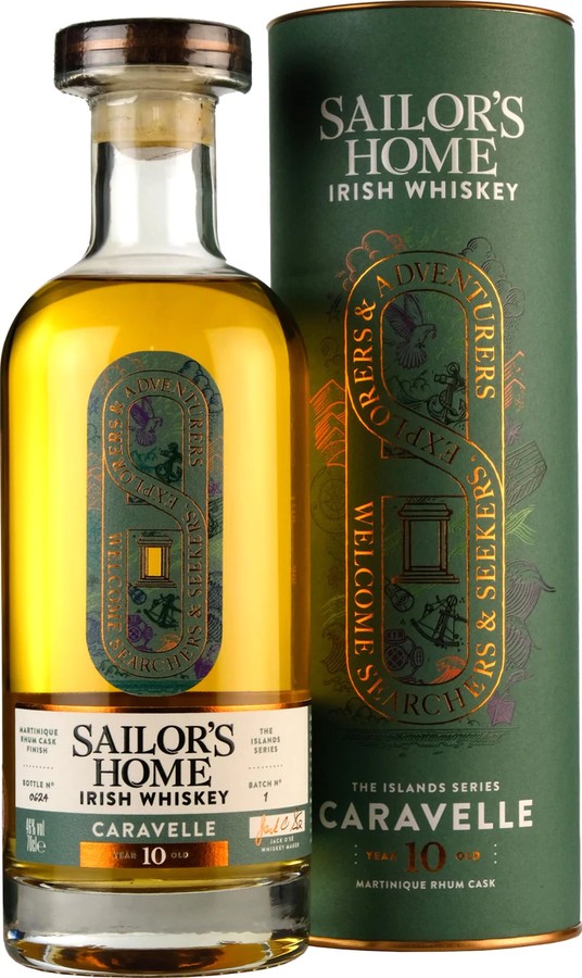 Sailor's Home Irish Whisky Caravelle TSH Martinique Rhum Cask Finish 46% 700ml