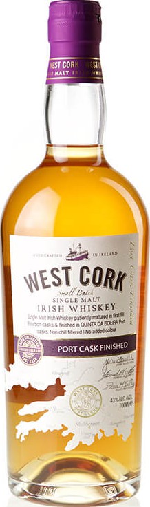 West Cork Port Cask Finished 43% 700ml