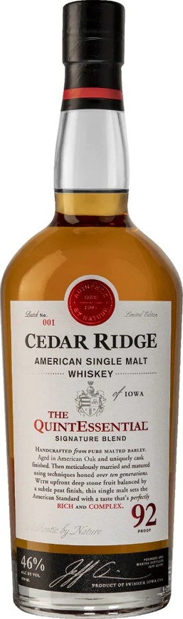 Cedar Ridge The Quintessential Wine & Port 46% 750ml
