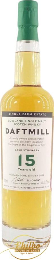 Daftmill 2006 28x 1st fill Bourbon Barrels 55.7% 700ml
