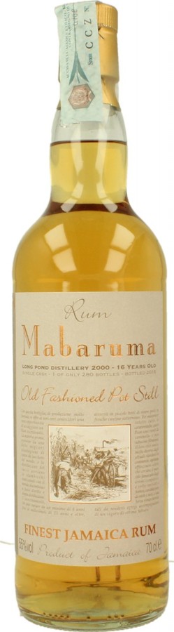 Mabaruma 2000 Finest Jamaica Rum 16yo 56% 700ml