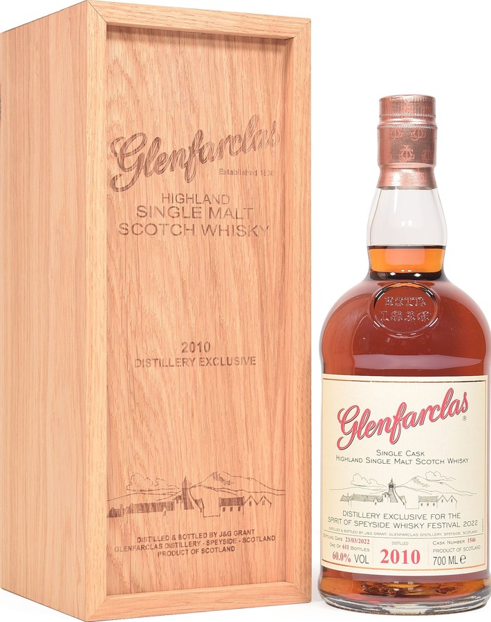 Glenfarclas 2010 1st-fill Sherry Butt Spirit of Speyside Whisky Festival 2022 60% 700ml