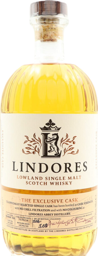 Lindores Abbey 2018 Bourbon ASB Luvians @ The Fife Whisky Festival 62% 700ml
