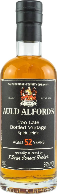 Auld Alford's 52yo 35% 500ml
