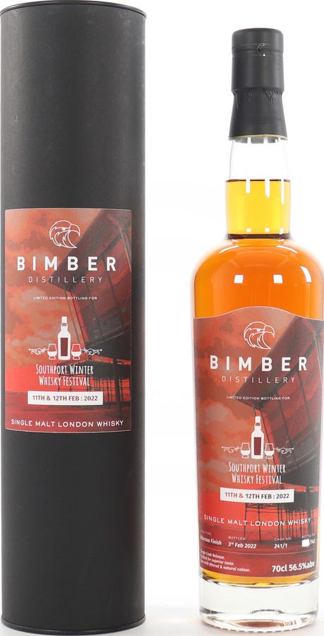 Bimber Single Malt London Whisky Oloroso Finish 56.5% 700ml