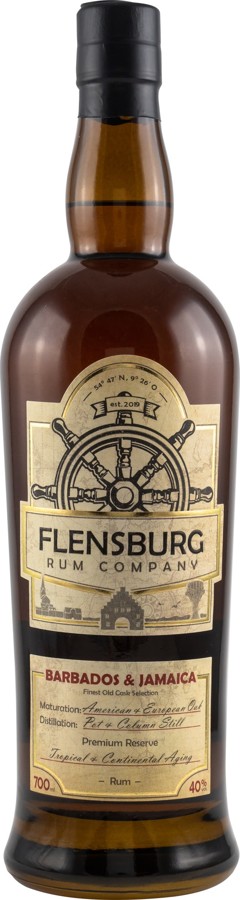 Flensburg Rum Company Barbados & Jamaica 40% 700ml