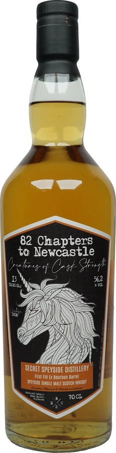 82 Chapters to Newcastle 2008 82NC 1st Fill Ex-Bourbon Barrel 56.2% 700ml