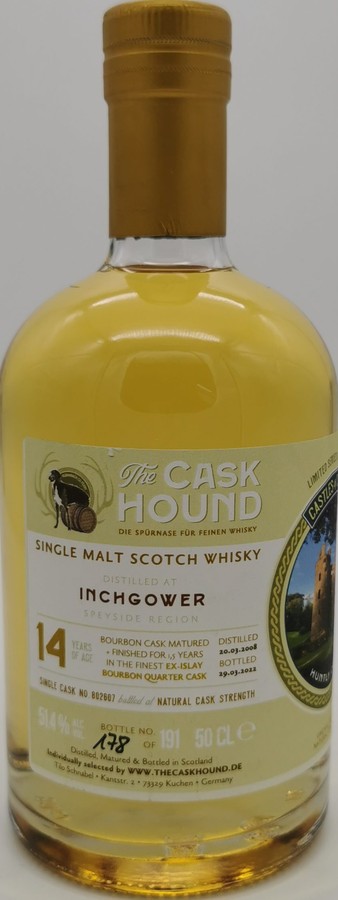 Inchgower 2008 TCaH 51.4% 500ml