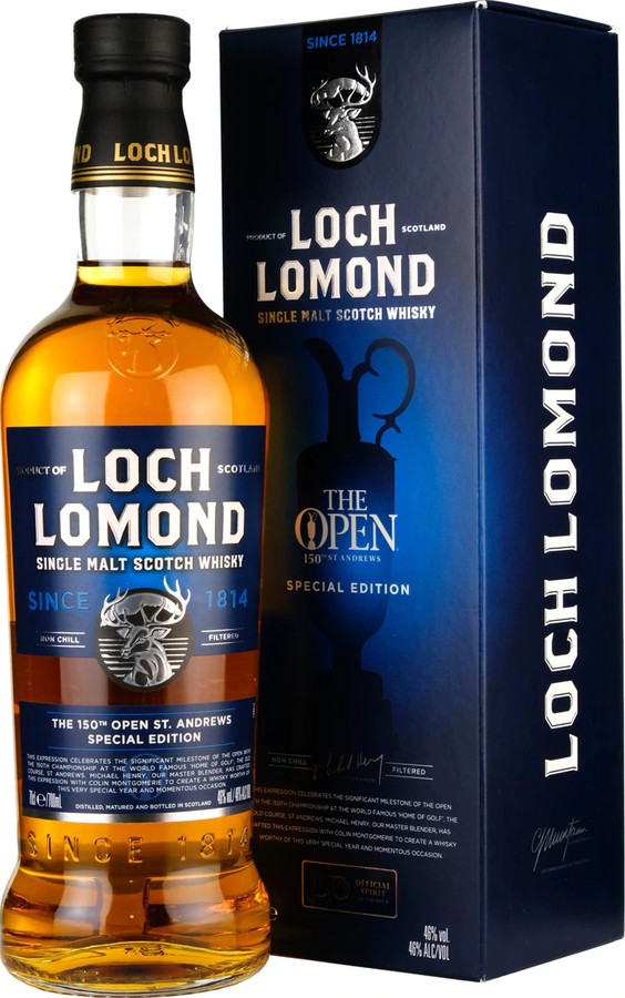 Loch Lomond The Open American Oak + Claret Finish 46% 700ml
