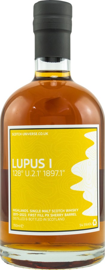 Scotch Universe Lupus I 128 U.2.1 1897.1 First Fill PX Sherry Butt 54.5% 700ml