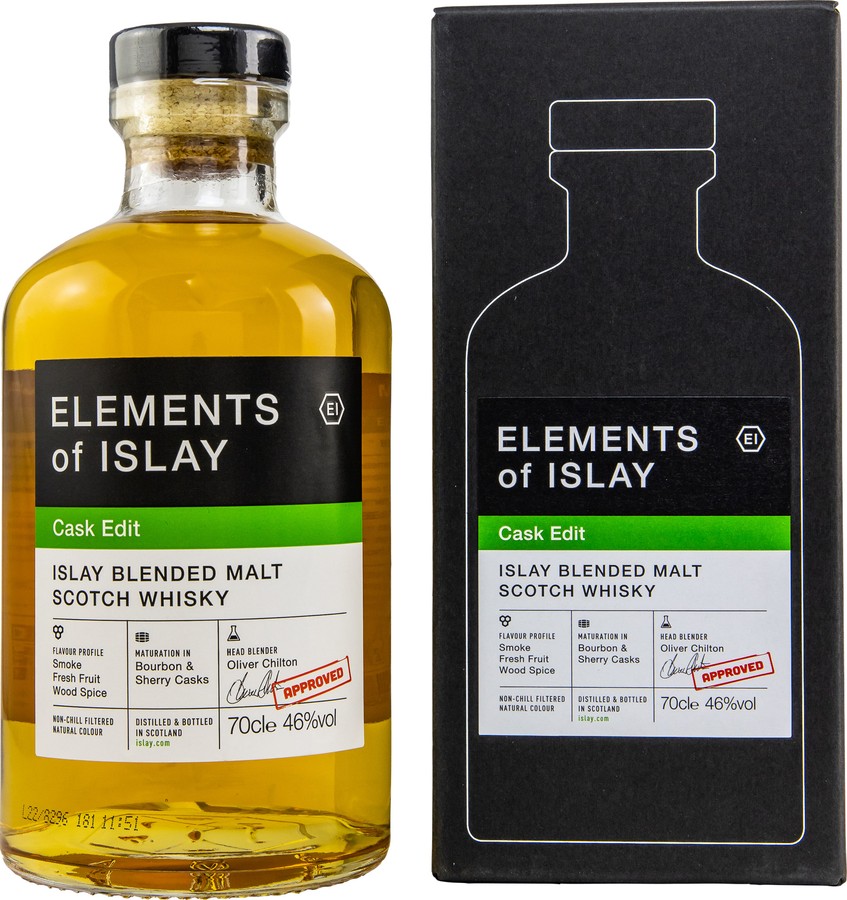 Islay Blended Malt Scotch Whisky Cask Edit ElD 46% 700ml