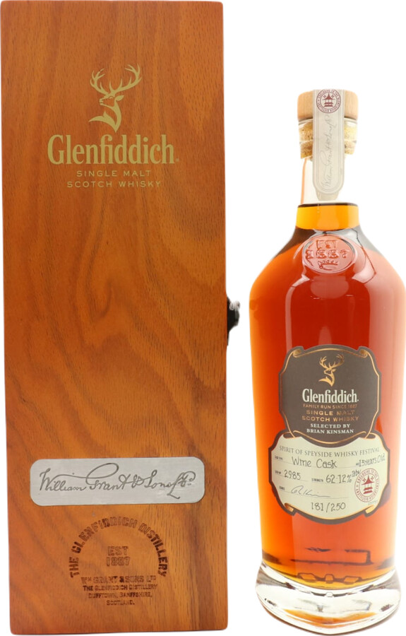Glenfiddich 13yo Wine Spirit of Speyside Whisky Festival 2022 62.12% 700ml