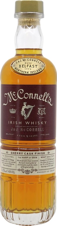 McConnell's 5yo Sherry Cask Finish 46% 700ml