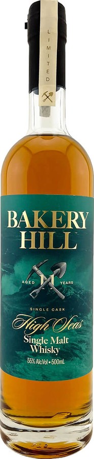 Bakery Hill 2010 American oak ex peated sherry 55% 500ml