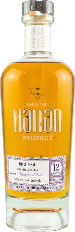 Haran 12yo Iberian Oak 40% 700ml